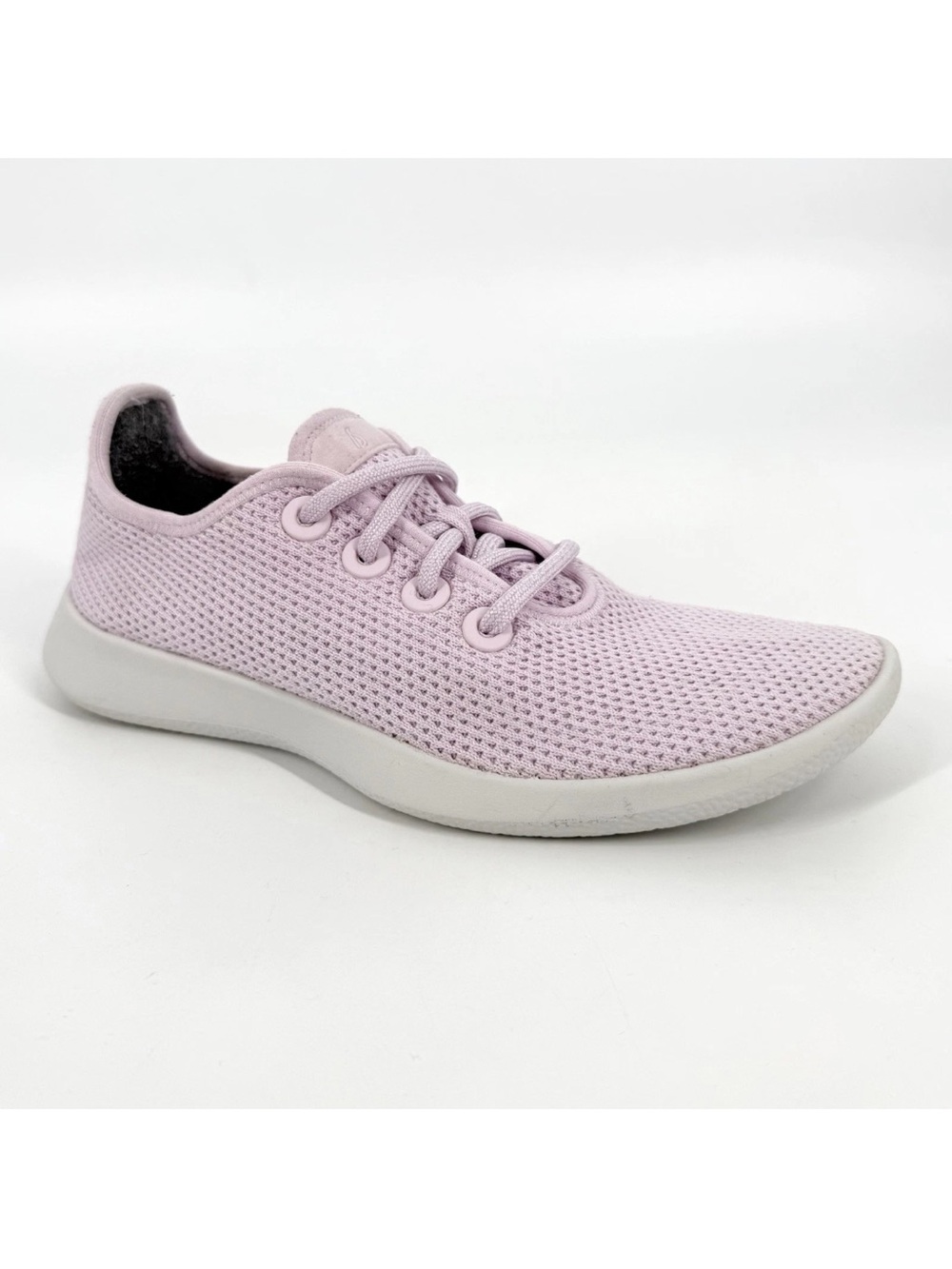 allbirds Tree Runner Sneakers Womens Size 8 Lavender Pink Knit Lace-up Shoes